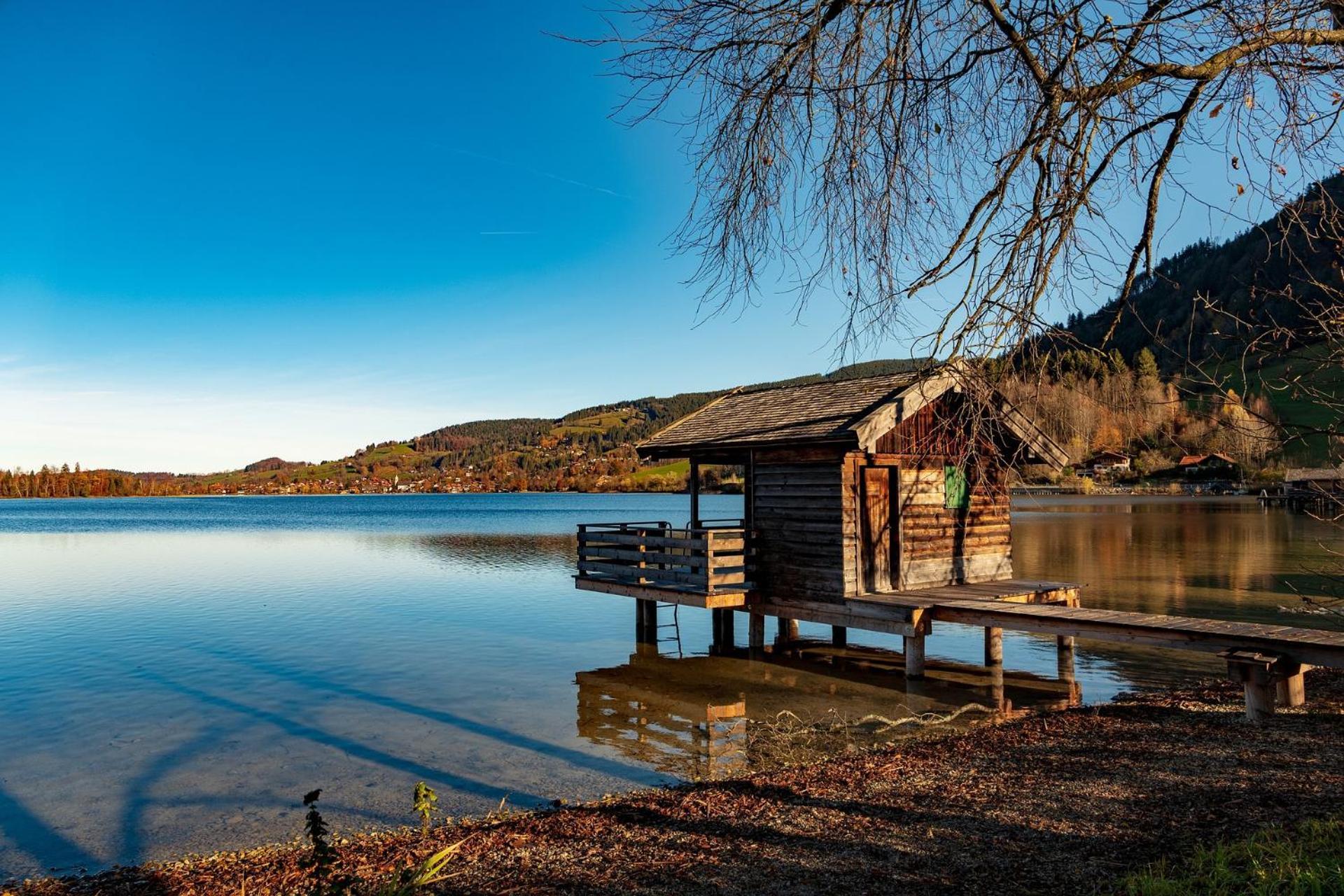 Studio Am Duernbach - Modern, Ruhig & Zentral Am Schliersee Mit Parkplatz Exteriér fotografie